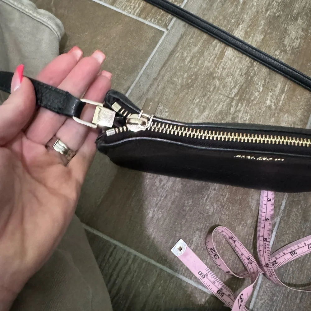 Kate Spade Black Leila Crossbody Bag Sleek Minimalist Design
